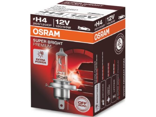 Osram Automotive, Osram Automotive Halogen Leuchtmittel Hochleistungsleuchtmittel, Off Road Super Bright Plus H4 90 W 3200 K