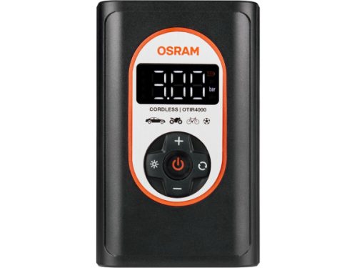 Osram Automotive, Osram Automotive OTIR4000 Kompressor TYREinflate 4000 8.3 bar Aufbewahrungs-Box/-Tasche, Automatische Abschaltung, mit