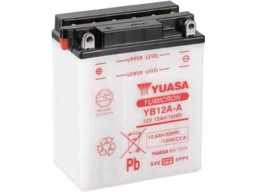 Yuasa, Yuasa YB12A-A Motorradbatterie 12 V 12 Ah Poltyp: Schraubklemme Typ 6
