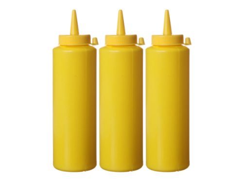 HENDI, Gastro Küchenartikel, HENDI Spenderflaschen 3er Set Saucenspender, Produkte & Wohnen