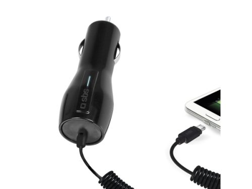 SBS, Fürs Auto, Akkuladegerät für Auto Micro-USB 2.100 mAh, Produkte & Wohnen
