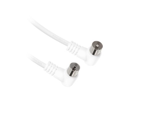 EKON, Antennenkabel und -adapter, 75dB Antennenkabel mit abgewinkelten Steckern , Produkte & Wohnen