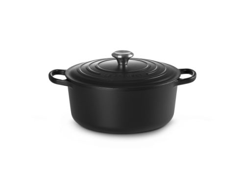 Le Creuset, LE CREUSET Bräter SIGNATURE gusseisen schwarz