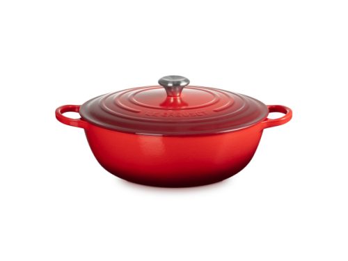 Le Creuset, LE CREUSET Kochtopf SIGNATURE gusseisen rot