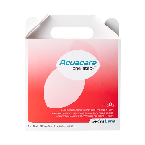 Acuacare one step-T 3 x 360 ml + 108 Tabletten  | Pflegemittel
