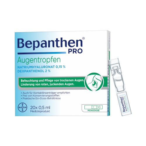 Bepanthen Pro Augentropfen 20 Monodosis 0.5 ml