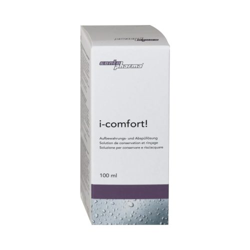 Contopharma i-comfort! Aufbewahrungs- und Abspüllösung 100ml | Pflegemittel