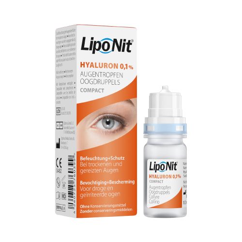 Lipo Nit Hyaluron Augentropfen 0.1% 10ml Flasche | Augentropfen