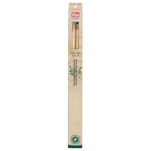 Prym, Prym Jackenstricknadeln 10.00 mm, 33 cm, Bambus
