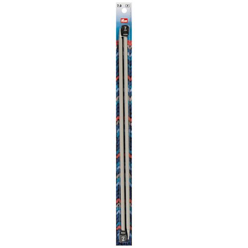 Prym, Prym Jackenstricknadeln, grau 7.00 mm, 40 cm, Karte 2 Stk., Aluminium