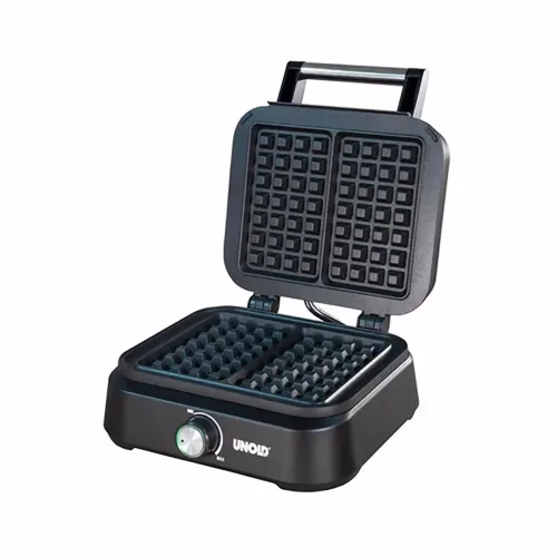 UNOLD, Unold Brüssel Waffeleisen Cool-Touch-Gehäuse Schwarz