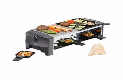 Princess, Princess 162820 Raclette 8 Pfännchen Schwarz