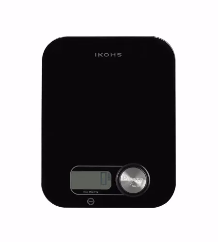 CREATE - Pondus - Küchenwaage ohne Batterien, 4.5cm, Schwarz