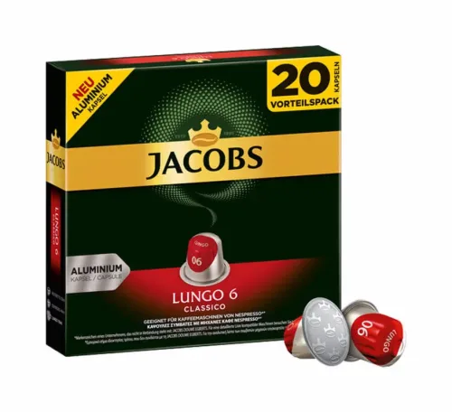 Jacobs BigPack Lungo Classico Kaffeekapseln – Nespresso Kapseln