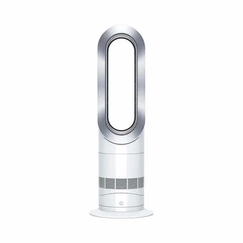 Dyson AM 09 Hot+Cool Jet Focus Ventilator/Heizgerät – Standventilator/Bodenventilator – weiss / silber