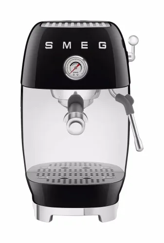 SMEG, Smeg ECF03BLEU Espressomaschine Schwarz