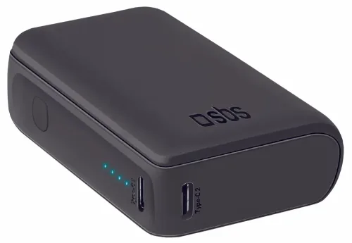 sbs NanoTube Black Power Bank – Powerbank – schwarz