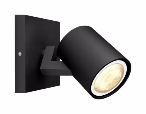 Philips Hue White Ambiance Runner Erweiterung Einerspot – Deckenlampe/Wandlampe – schwarz