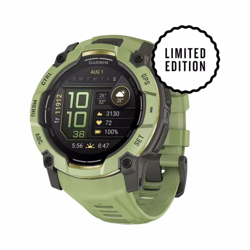 Garmin Instinct® 3 AMOLED - 50 mm Kieselgrau/Farngrün Garmin Instinct