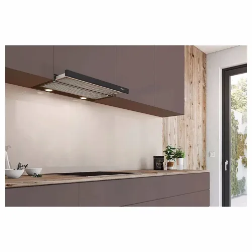 Wesco EVM 215-55 Schwarz Umluft Dunstabzugshaube 55cm – Einbau Dunstabzug