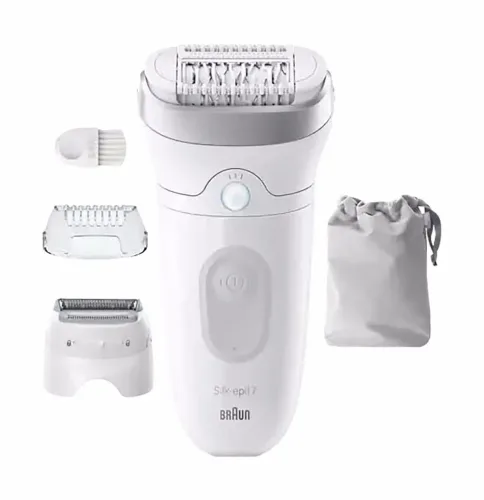 Braun, BRAUN Silk·épil 7-030 Epilierer, Weiss