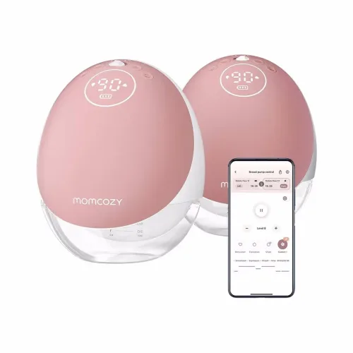 Momcozy, Momcozy - M9 Doppelte Milchpumpe, Rot Bunt