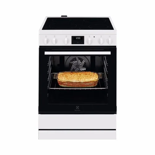 Electrolux, Electrolux FEH6LV202 Freistehender Herd – Kochherd freistehend – weiss