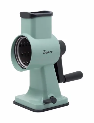 Tromco, Tromco Trommelraffel-Set Alu Mint – Gemüseschneider/Zerkleinerer