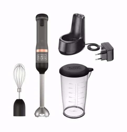 Black Decker Kitchen Wand Stabmixer 2er-Set grau
