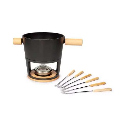 Stöckli, Stöckli - Käsefondue-Set, 21cm, Black