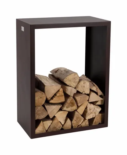 Nouvel Nova 80 Kaminholzregal – Feuerschale/Feuerstelle – rost