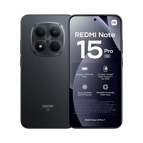 Xiaomi, XIAOMI REDMI Note 15 Pro schwarz 512GB 5G