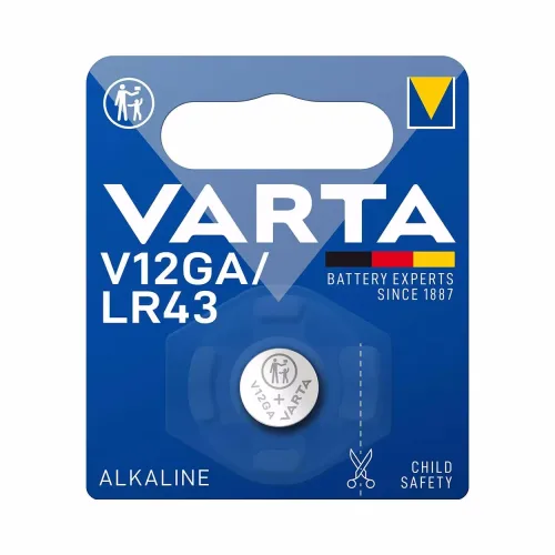 VARTA, Varta Knopfzelle V12Ga/Lr43 1 Stück