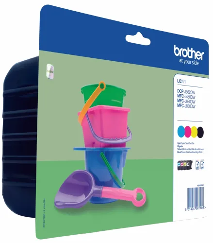 Brother, BROTHER Valuepack Tinte CMYBK LC-221VALBP MFC-J1100 260 Seiten