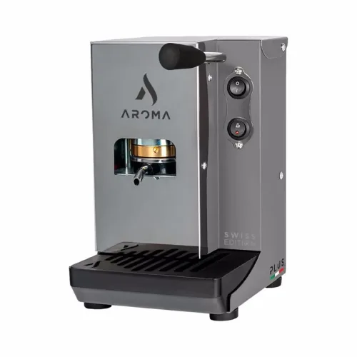 AROMA Plus Basic Swiss Edition grau Kaffeemaschine – Kapselmaschine Divers