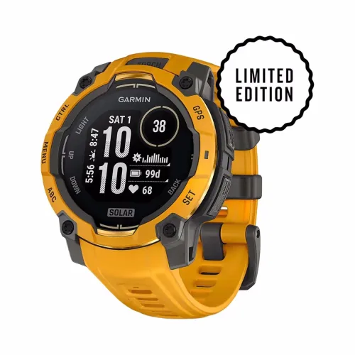 Garmin Instinct® 3 Solar - 50 mm Grau/Sunburst Garmin Instinct – orange