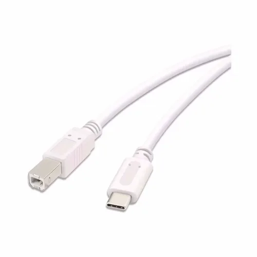 VIVANCO, VIVANCO - USB-C Druckerkabel, USB-Kabel, Weiss, 1.8M