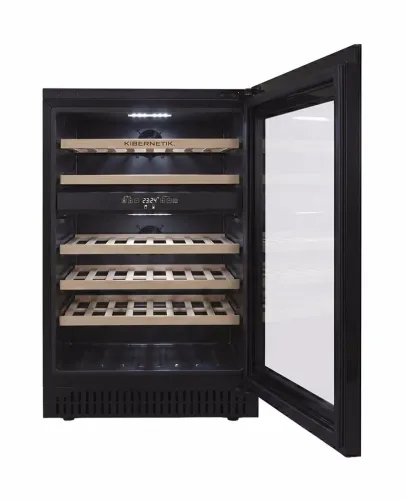 Kibernetik WKH46EB Einbau Weinkühlschrank – schwarz