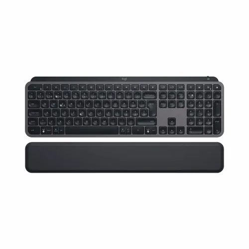 Logitech, Logitech Wireless-Tastatur "MX Keys S Plus CH-Layout mit Handgelenkauflage" ()