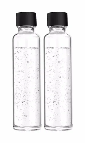 Sodapop, Sodapop - Wassersprudler-Flaschenset, 600 ml, Transparent