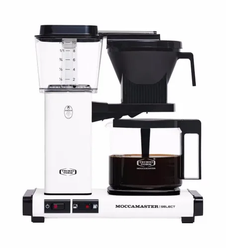 Moccamaster KBG Select - matt white Filterkaffeemaschine – weiss
