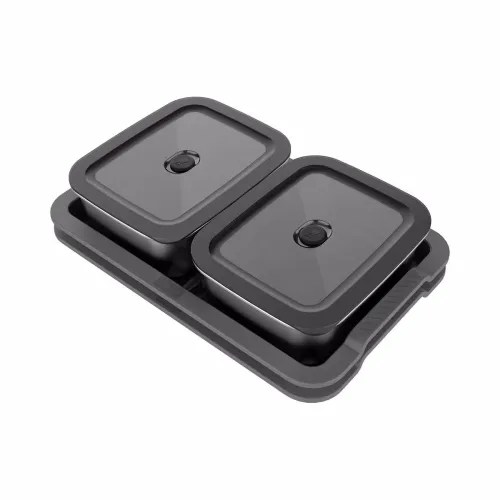 Weber WORKS Serviertablett-Set – Weber Grillzange/Grillbesteck – grau