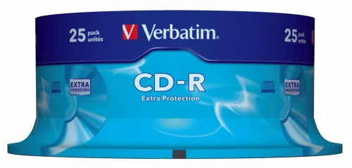Verbatim, Verbatim CD-Rohlinge Extra Protection 52x 700 MB 25 Stück