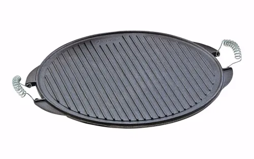 Garcima A1330E Grill-Gussplatte – Grillplatte/Grillrost – schwarz