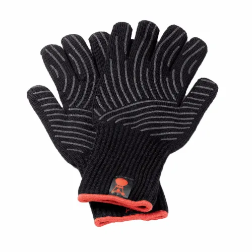 Weber Grillhandschuh-Set – Weber Grillschürze/Grillhandschuhe – schwarz