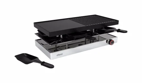 Koenig, KOENIG Raclette "Elegance 8 Pers" 8 Stk. Raclettepfännchen 1.200 W
