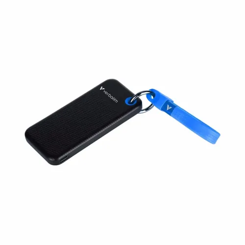 Verbatim, VERBATIM Pocket SSD USB 3.2 Gen 2 1TB Black/Blue – SSD (Solid State Disks)
