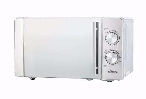 Koenig, KOENIG Mikrowelle "Classic Silberfarben" 800 W