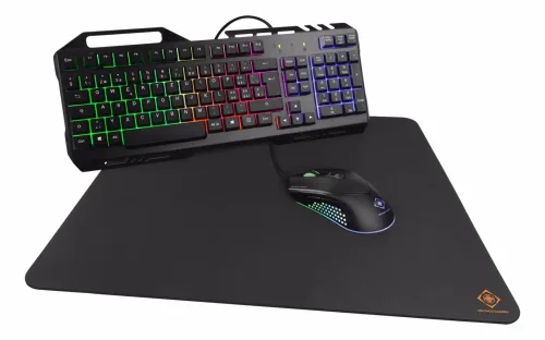 DELTACO, DELTACO 3-in-1 gaming Gear Kit RGB GAM-113-CH black