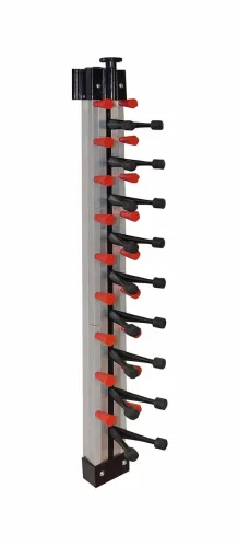 ProChef Wand-Tellerstapler 9 Teller – Gastro Inventar/Gastro Einrichtungen – schwarz / grau
